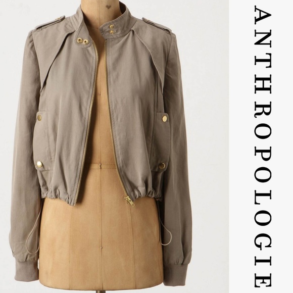 Anthropologie Jackets & Blazers - Anthropologie Fly Me Away Anorak Bomber Jacket Med